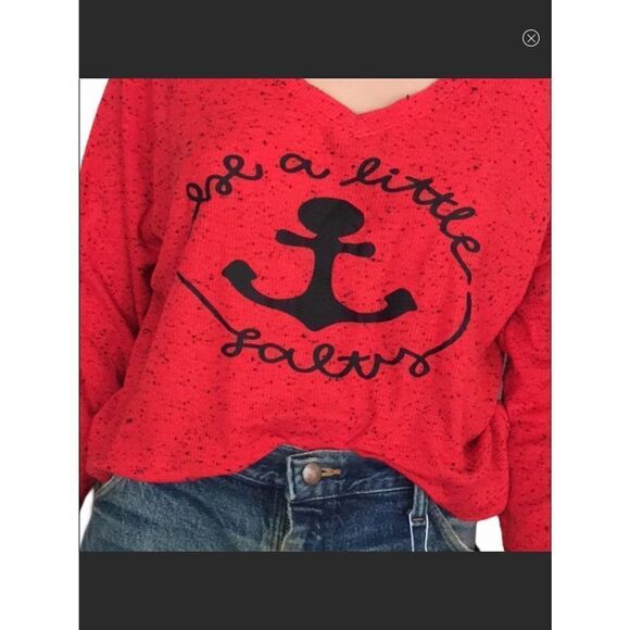 Vintage Cropped Top Be A Little Salty XL - Picture 1 of 7